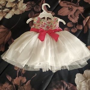 6/9 months flower summer formal dress